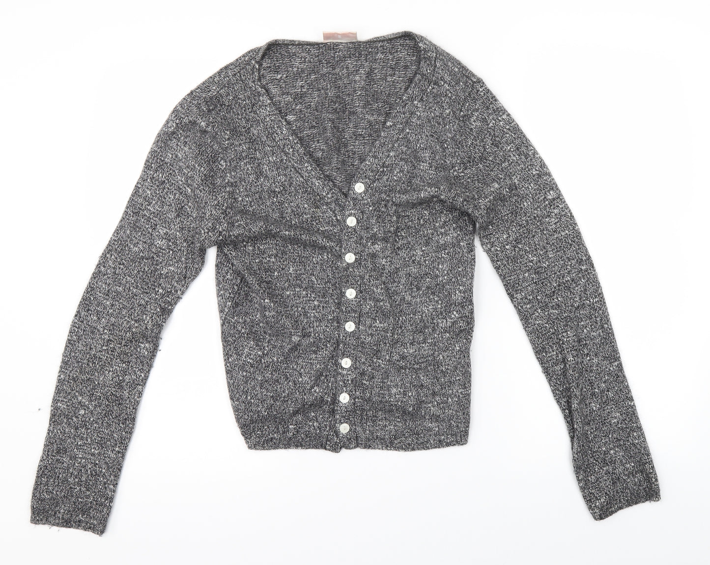 Offshoot Womens Grey   Cardigan Jumper Size S