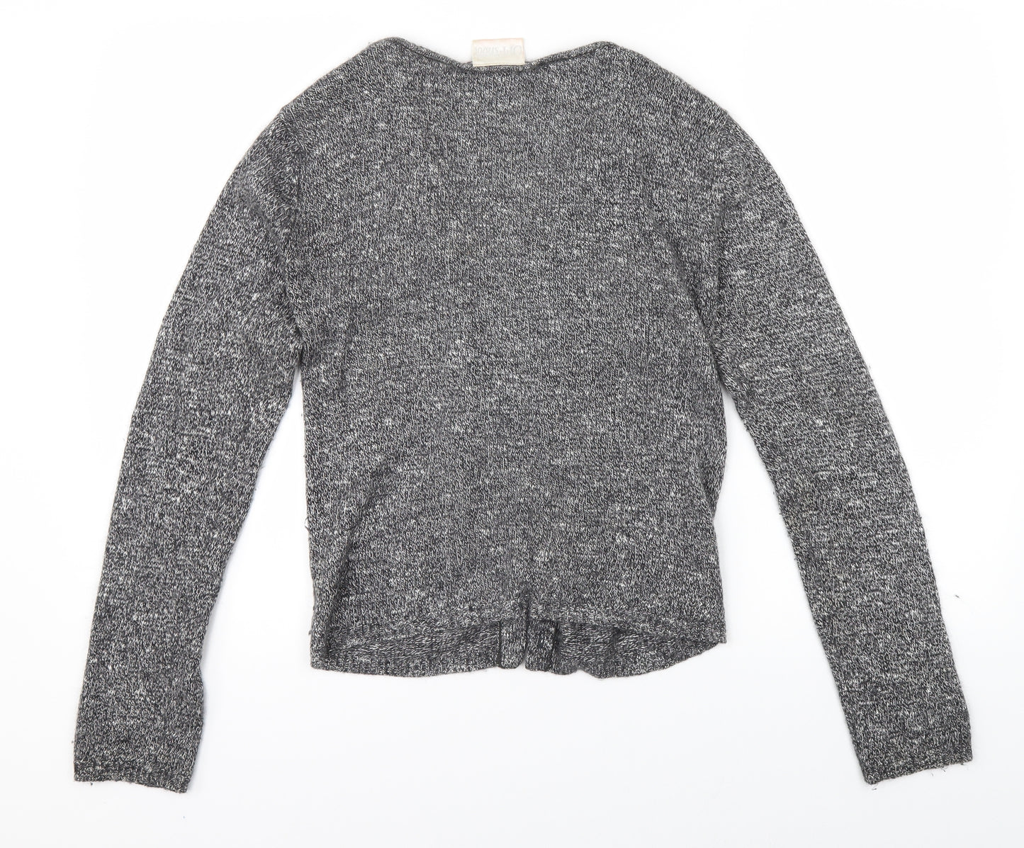 Offshoot Womens Grey   Cardigan Jumper Size S
