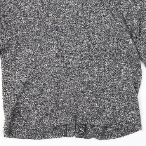 Offshoot Womens Grey   Cardigan Jumper Size S