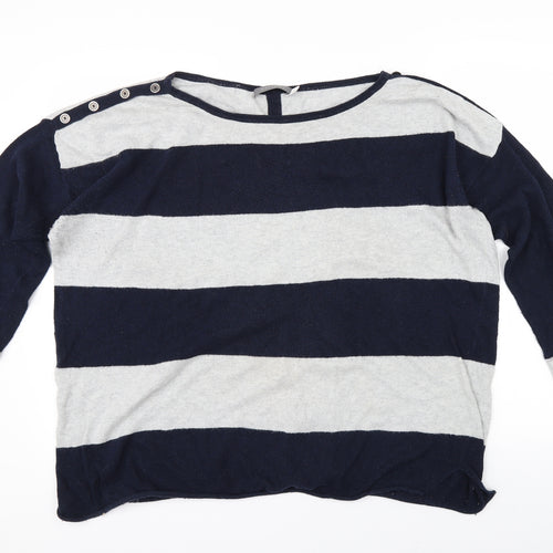 Mint Velvet Womens Multicoloured Striped  Cardigan Jumper Size 18