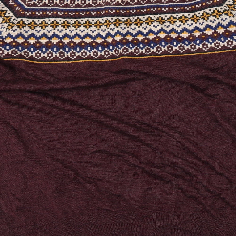 F&F Mens Multicoloured Fair Isle  Pullover Jumper Size 2XL