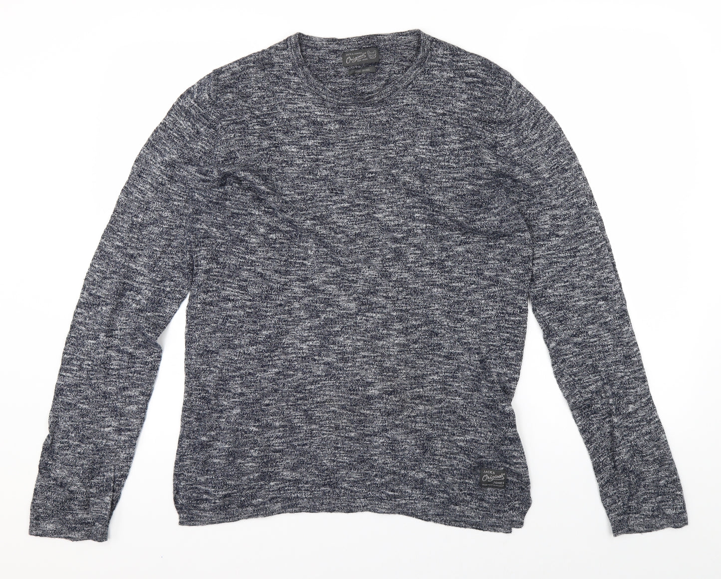 JACK & JONES Mens Blue   Pullover Jumper Size S