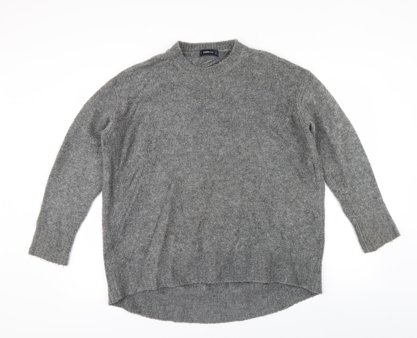 Zara Womens Grey   Pullover Jumper Size S