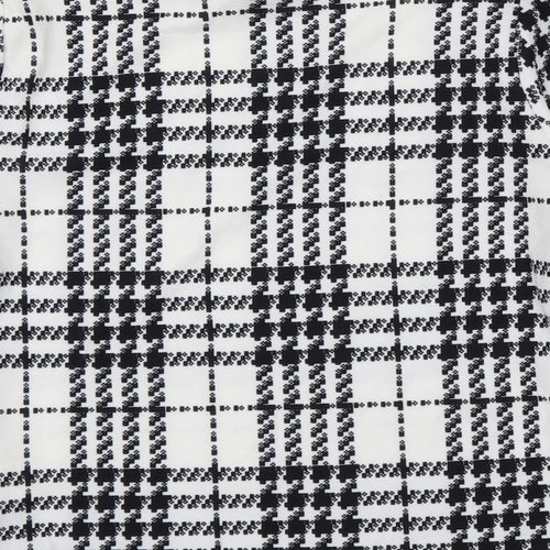 SheIn Womens Multicoloured Check  Basic Blouse Size M