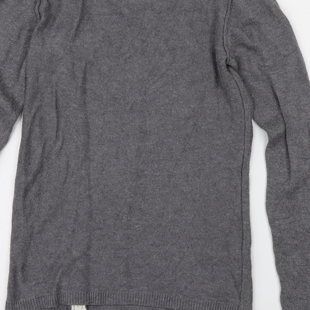 Miss Captain Womens Grey   Pullover Jumper Size 10