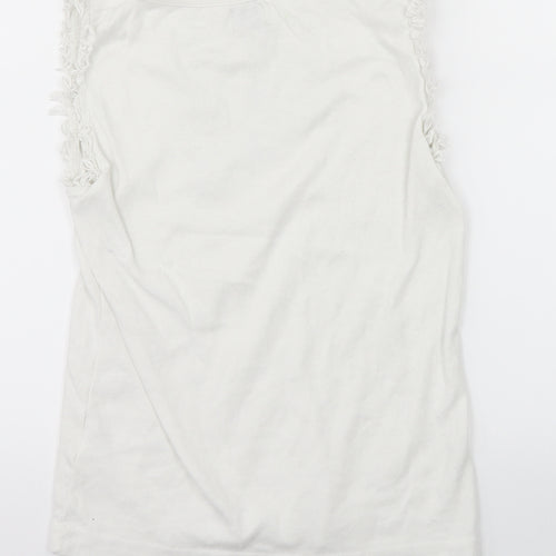 AD CS2 Womens White   Basic Tank Size S