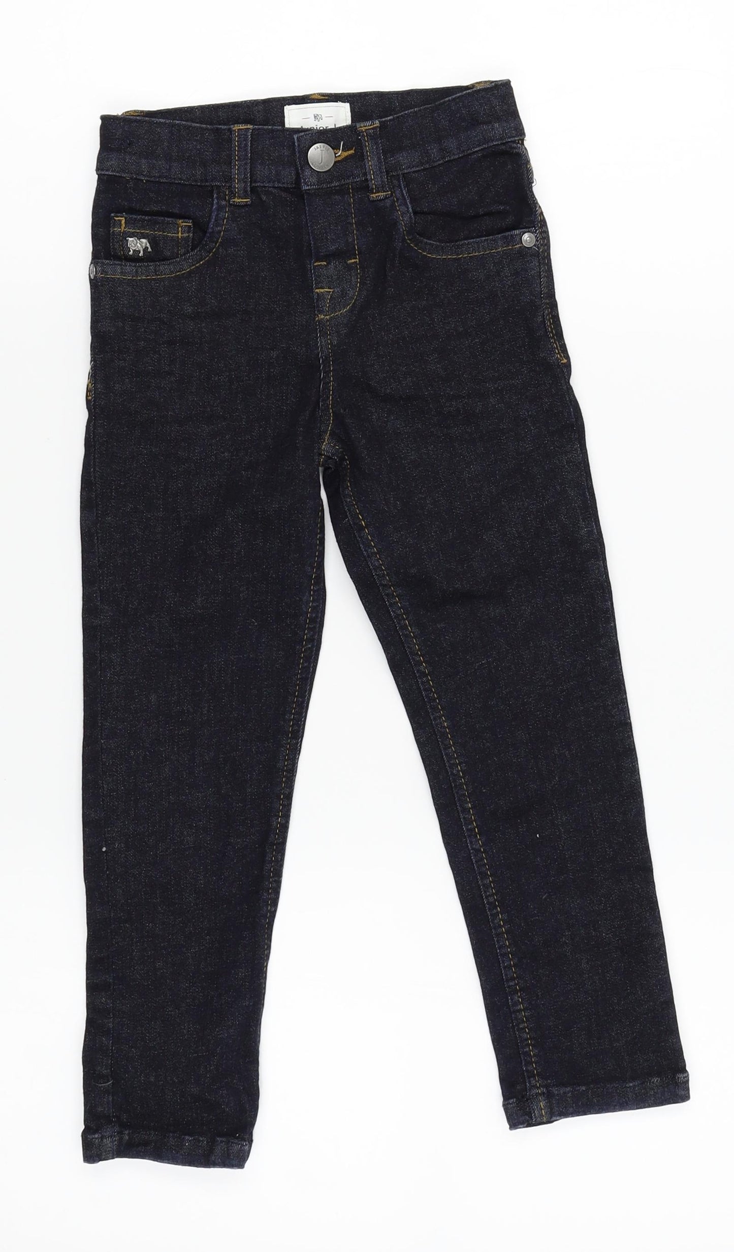 Junior Boys Blue  Denim Straight Jeans Size 4-5 Years