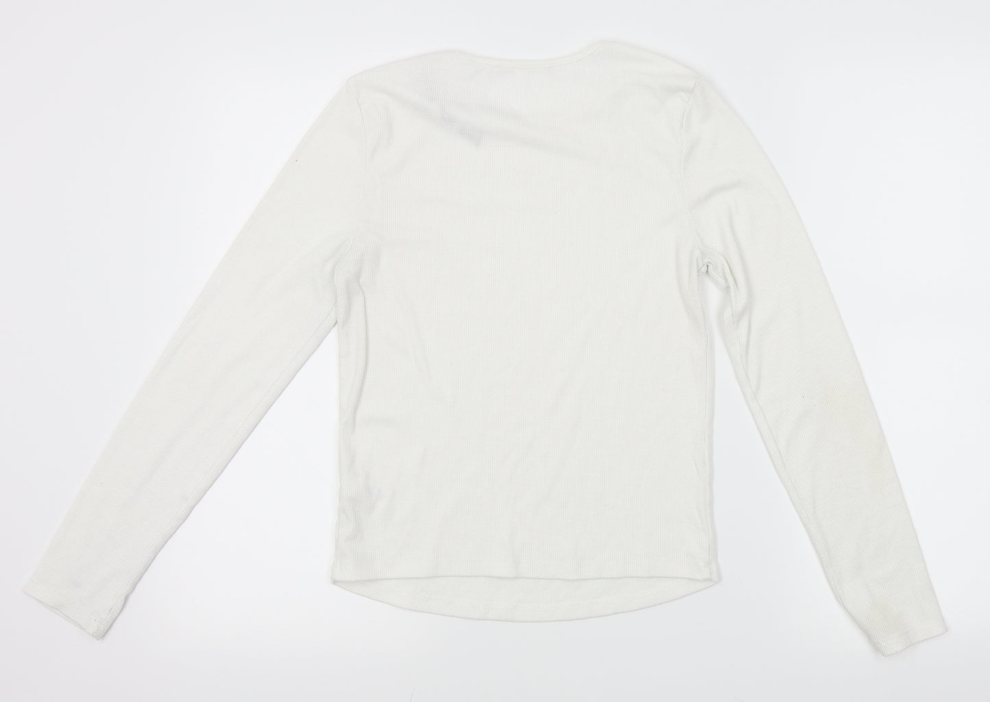 George Girls White   Pullover Jumper Size 13-14 Years