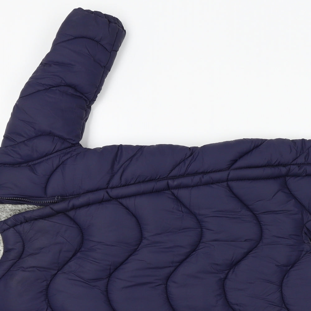 F&F Baby Blue   Puffer Jacket Snowsuit Size 12-18 Months