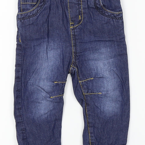 Earlydays Baby Blue  Denim Sweatpants Jeans Size 3-6 Months