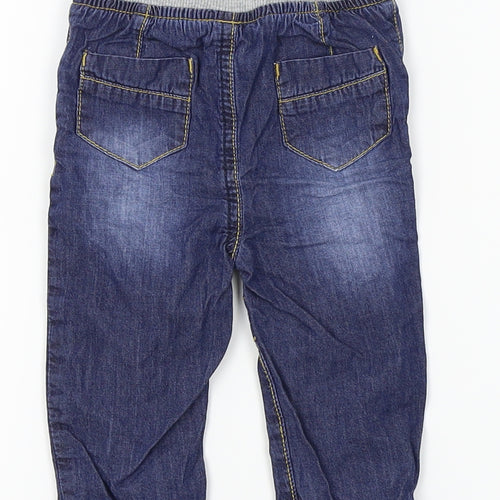 Earlydays Baby Blue  Denim Sweatpants Jeans Size 3-6 Months