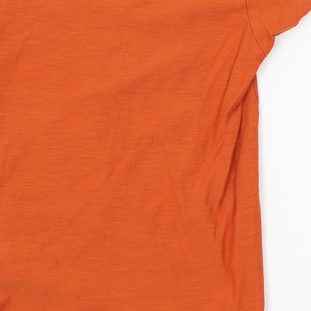 maalan Boys Orange Fair Isle  Basic T-Shirt Size 4-5 Years  - Animal, Zoo, Safari