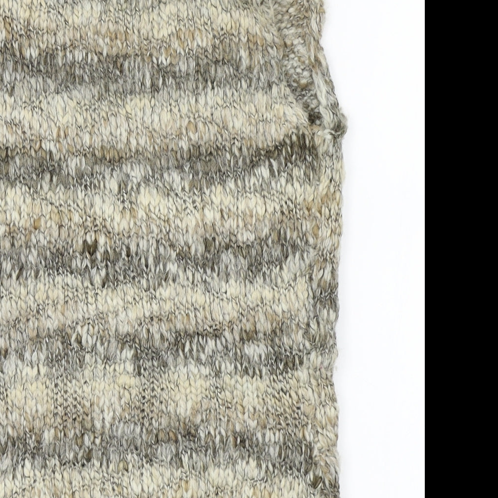 Rocha John Rocha Womens Beige  Knit Vest Jumper Size 12