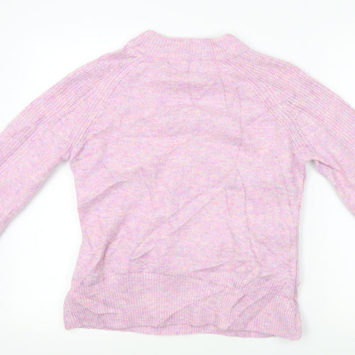 m&s Womens Pink  Knit Pullover Jumper Size S