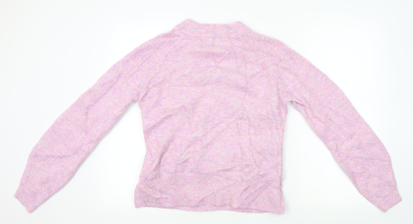 m&s Womens Pink  Knit Pullover Jumper Size S