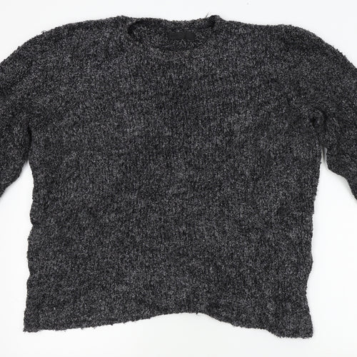 ASOS Womens Black  Knit Pullover Jumper Size XL