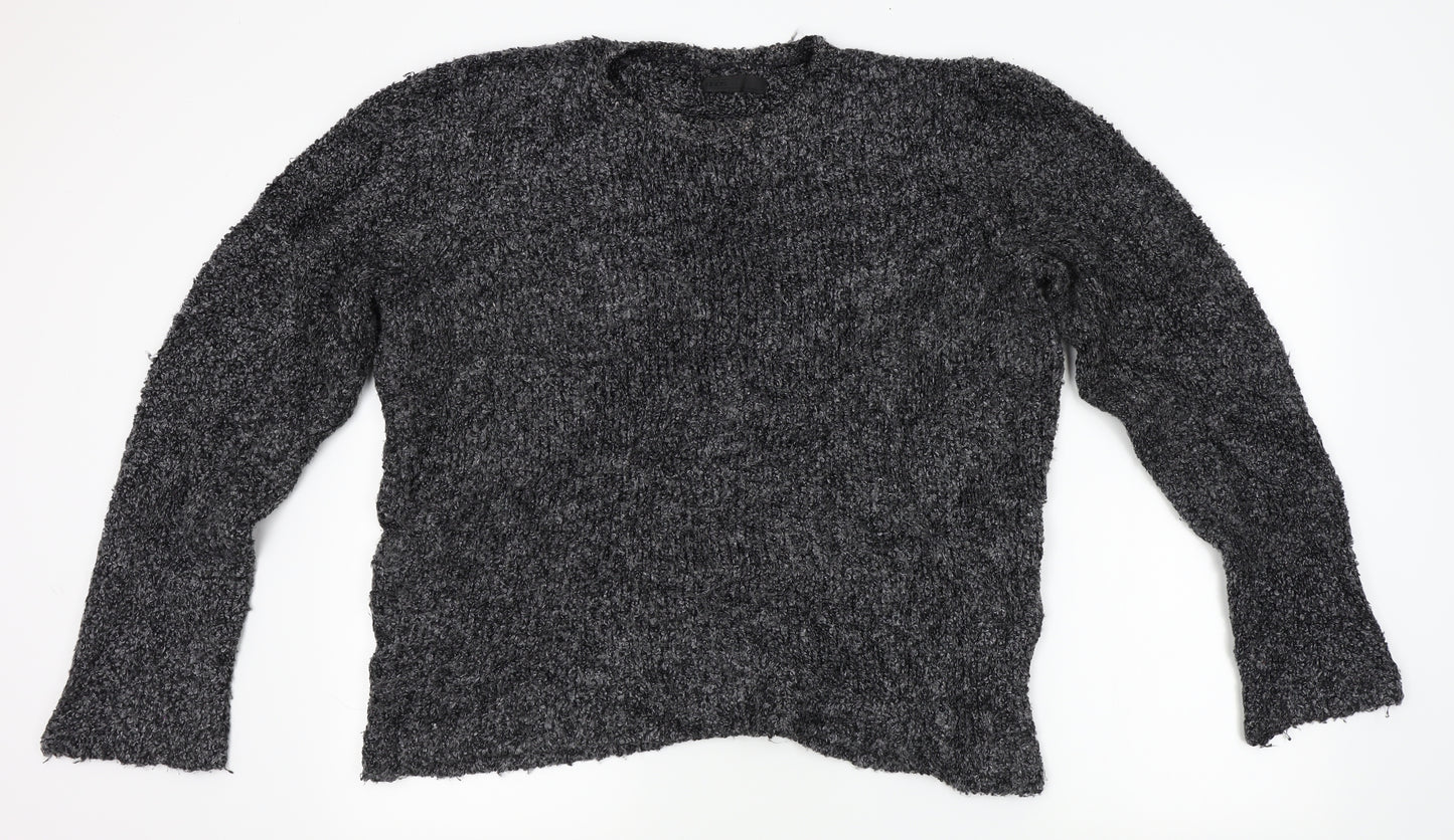 ASOS Womens Black  Knit Pullover Jumper Size XL