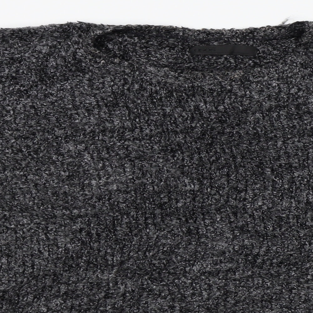 ASOS Womens Black  Knit Pullover Jumper Size XL