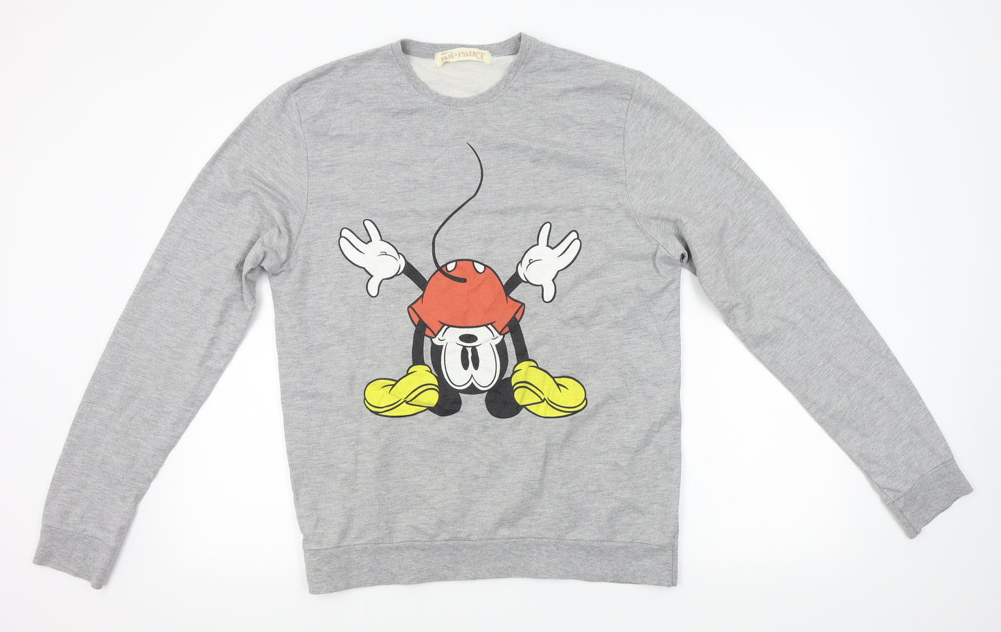 Disney Mens Grey  Knit Pullover Jumper Size L  - Disney, Mickey Mouse