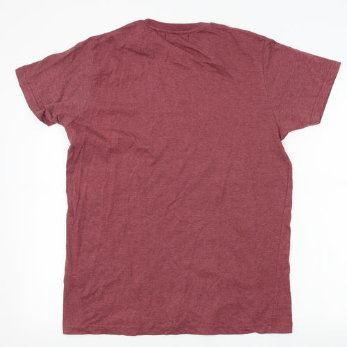 Pierre Cardin Mens Red    T-Shirt Size L