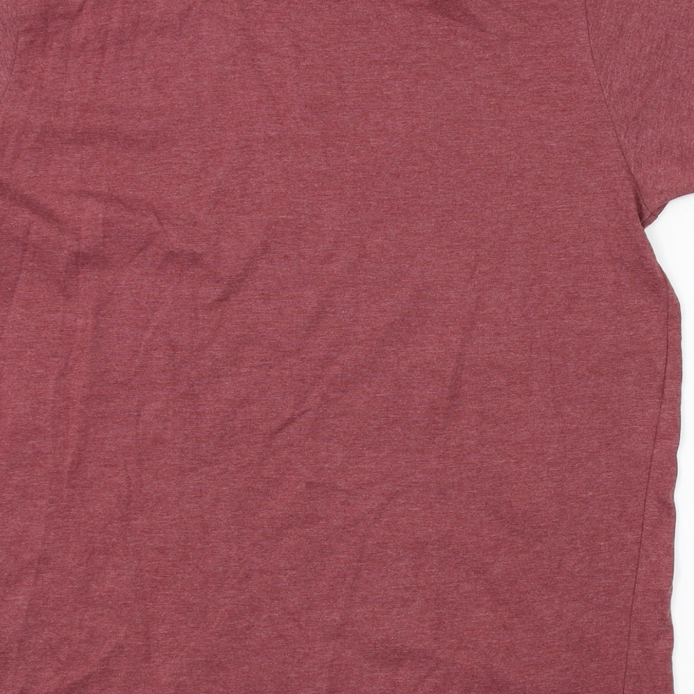 Pierre Cardin Mens Red    T-Shirt Size L