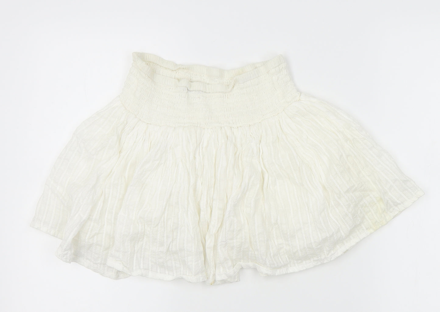 George Womens White   Pleated Skirt Size M  - Dance