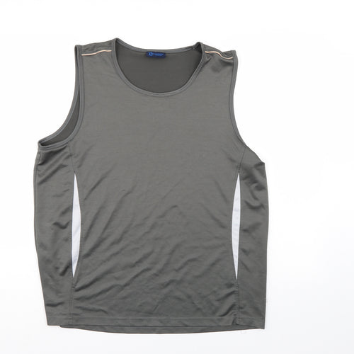 Movement Session Mens Grey   Basic T-Shirt