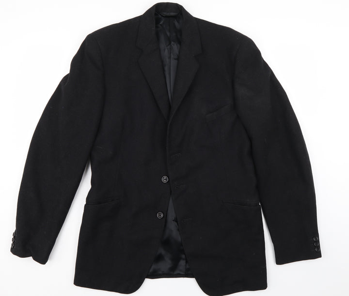 Hepworths Mens Black Jacket Suit Jacket