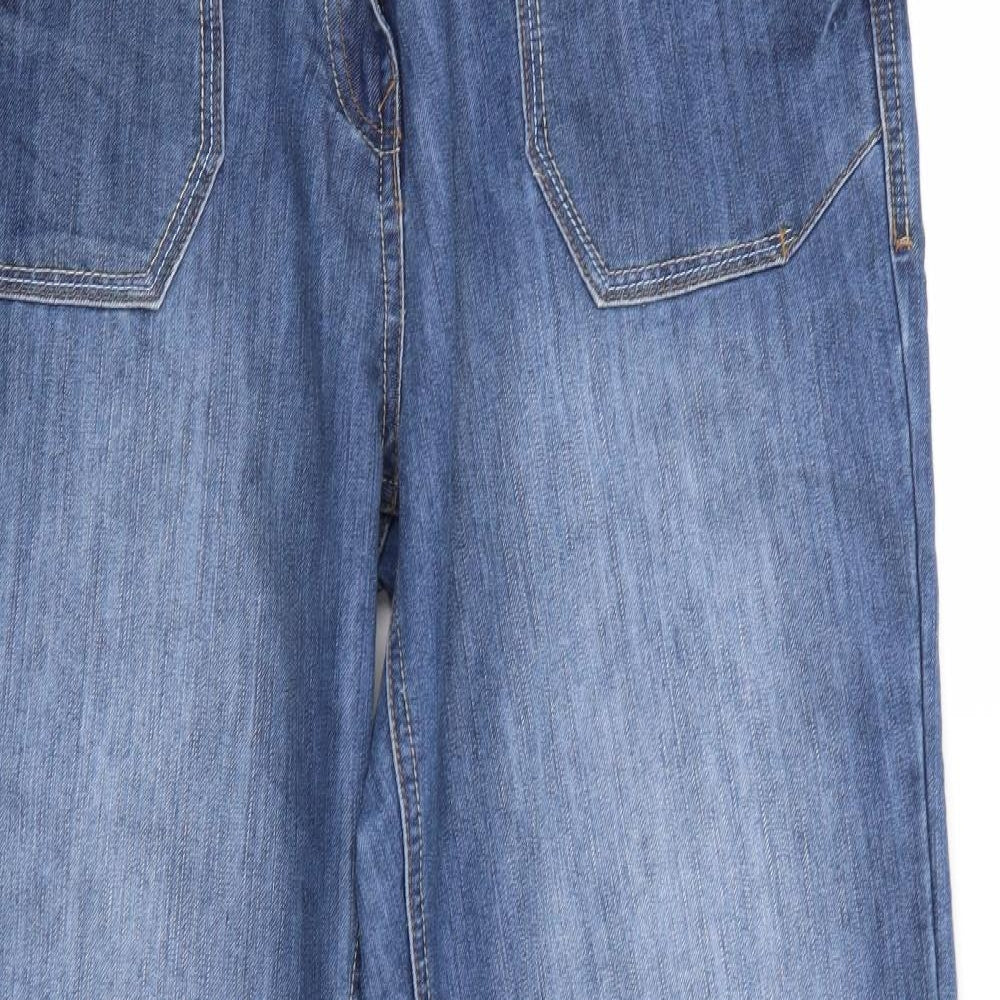 NEXT Womens Blue  Denim Bootcut Jeans Size 16 L30 in