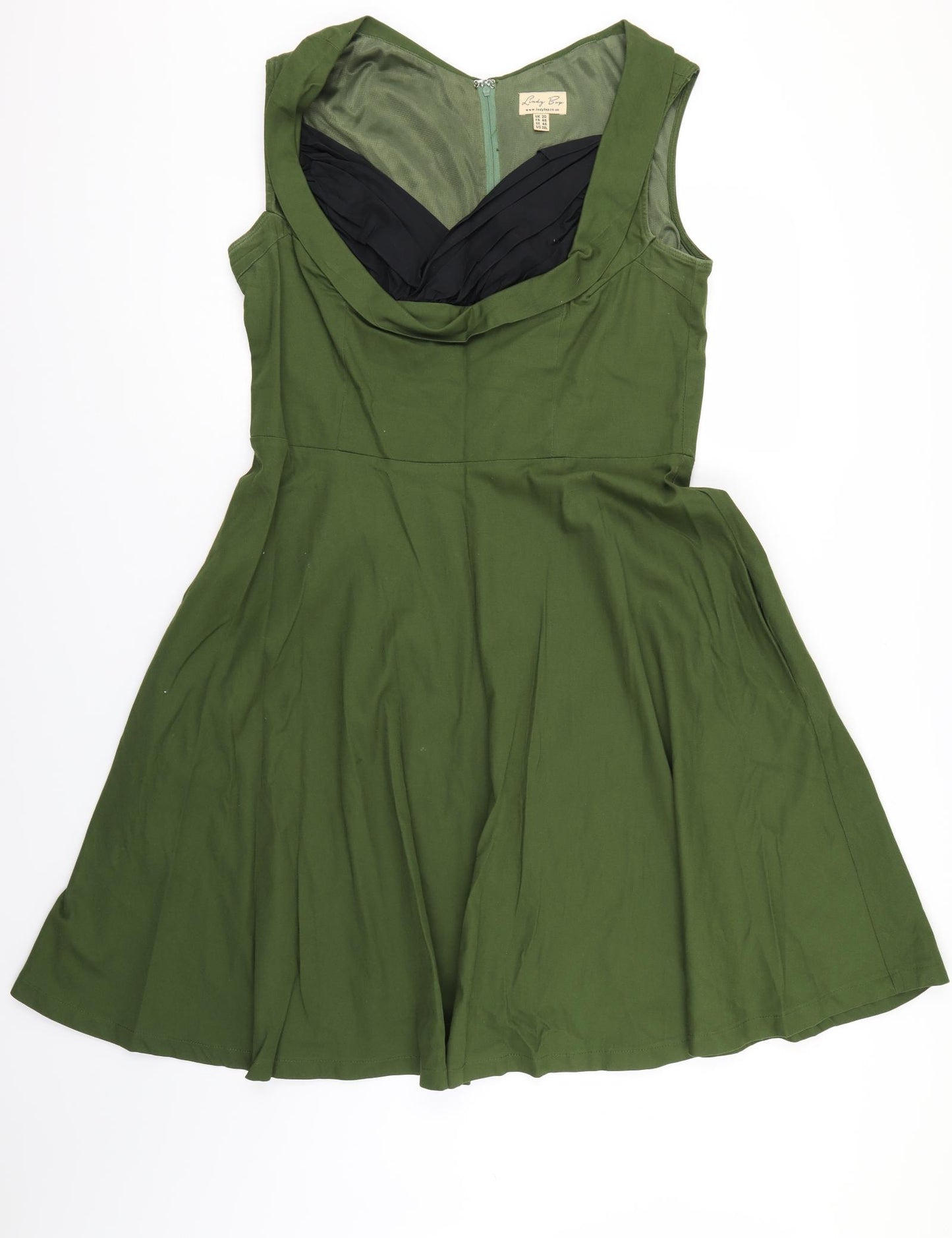 Lindy Bop Womens Green   A-Line  Size 20