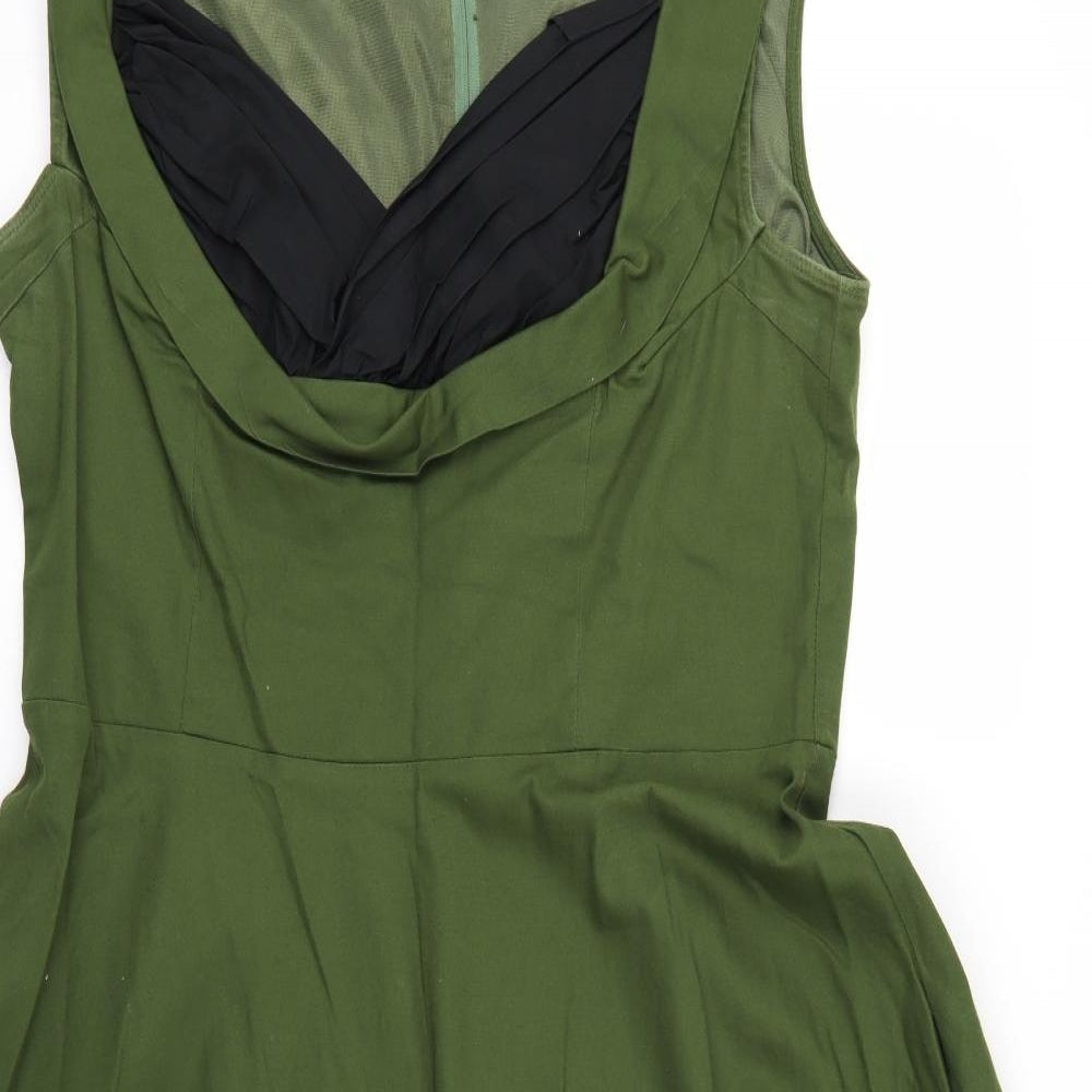 Lindy Bop Womens Green   A-Line  Size 20