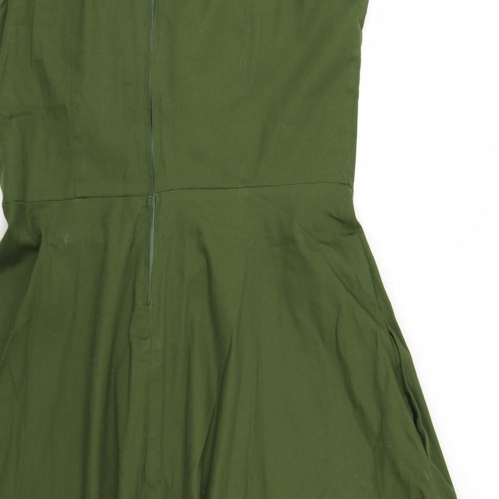 Lindy Bop Womens Green   A-Line  Size 20