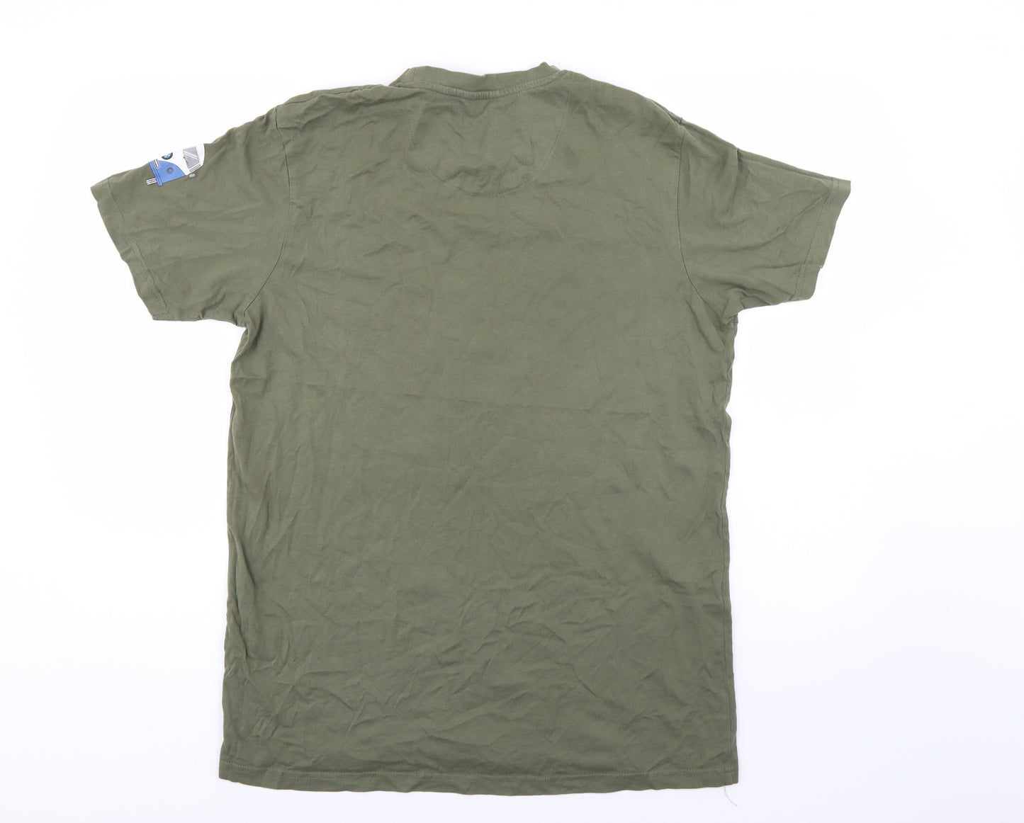 Cotton Traders Mens Green    T-Shirt Size L