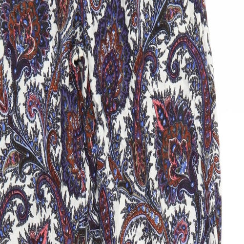 Select Womens Multicoloured Paisley  Trousers  Size 10 L27 in