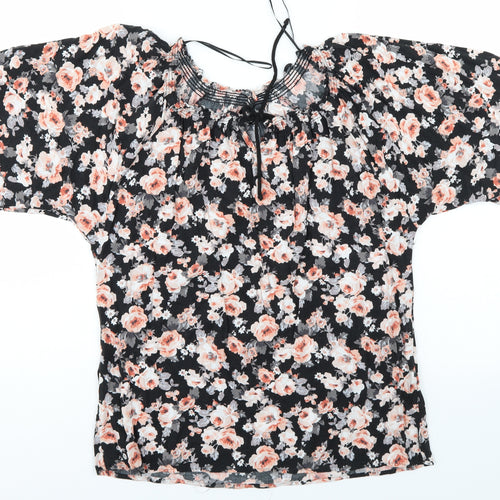 Select Womens Multicoloured Floral  Basic Blouse Size 12