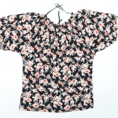 Select Womens Multicoloured Floral  Basic Blouse Size 12