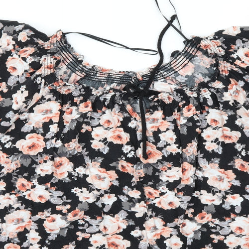 Select Womens Multicoloured Floral  Basic Blouse Size 12
