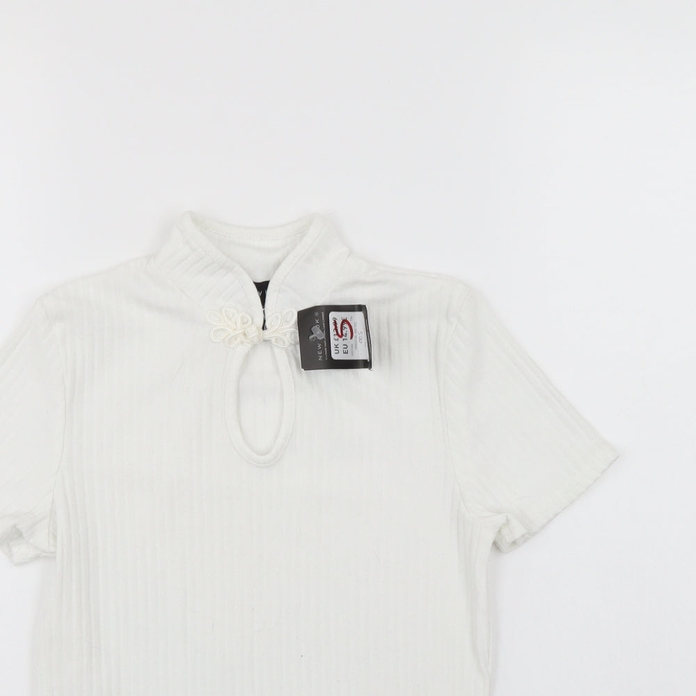 NewLook Womens White   Basic T-Shirt Size 10