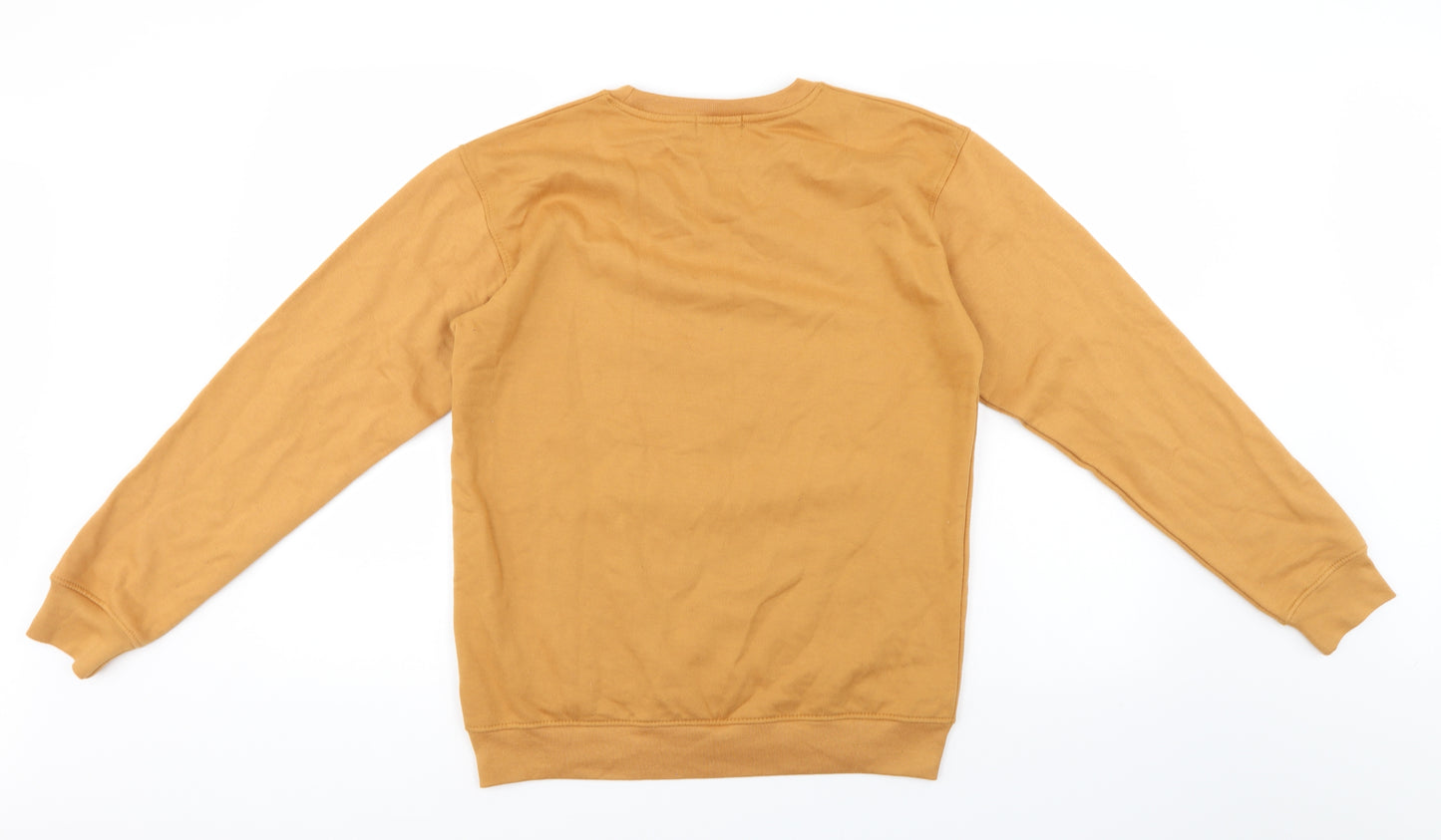 Boohoo Womens Gold   Pullover Sweatshirt Size M