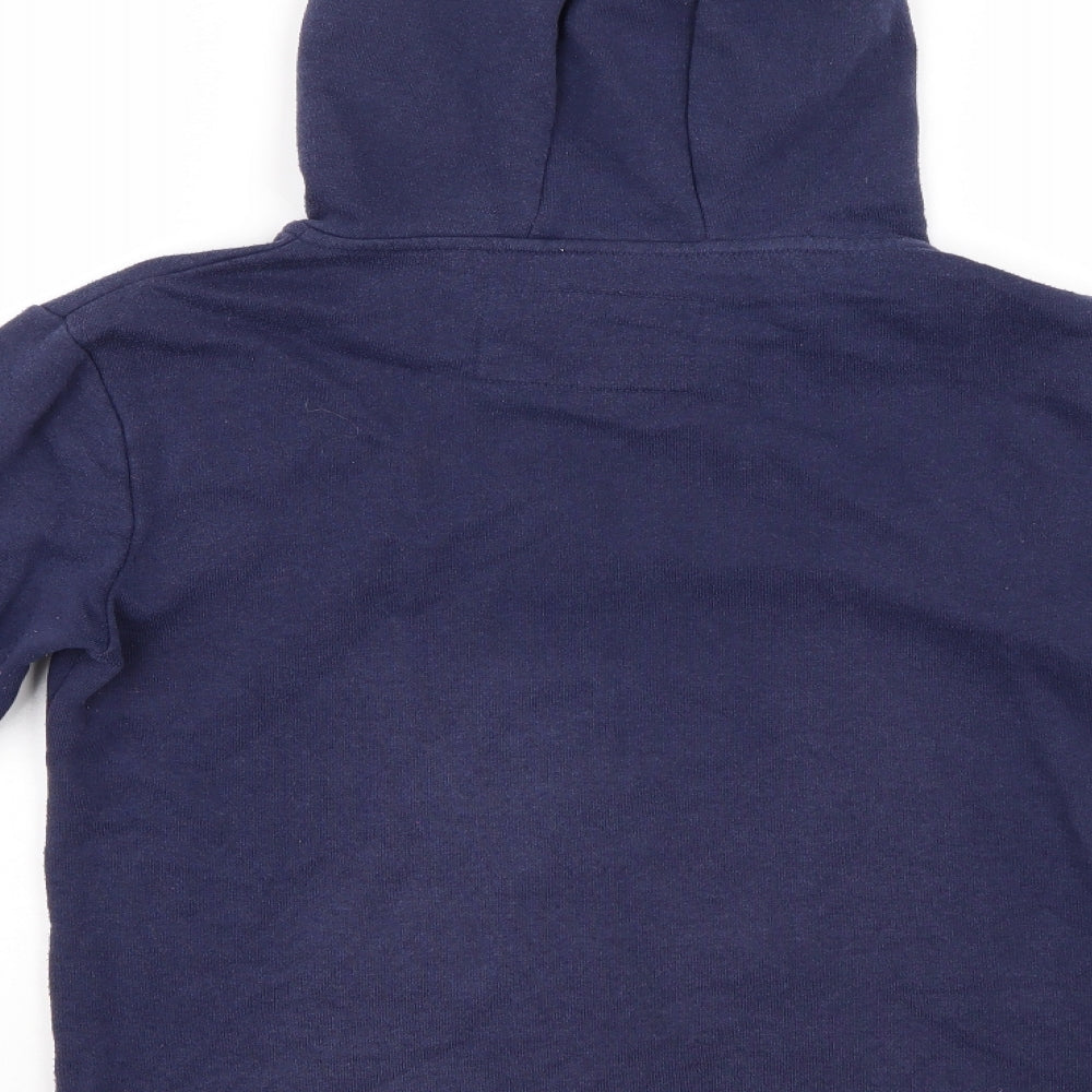 YD Girls Blue   Full Zip Hoodie Size 12-13 Years