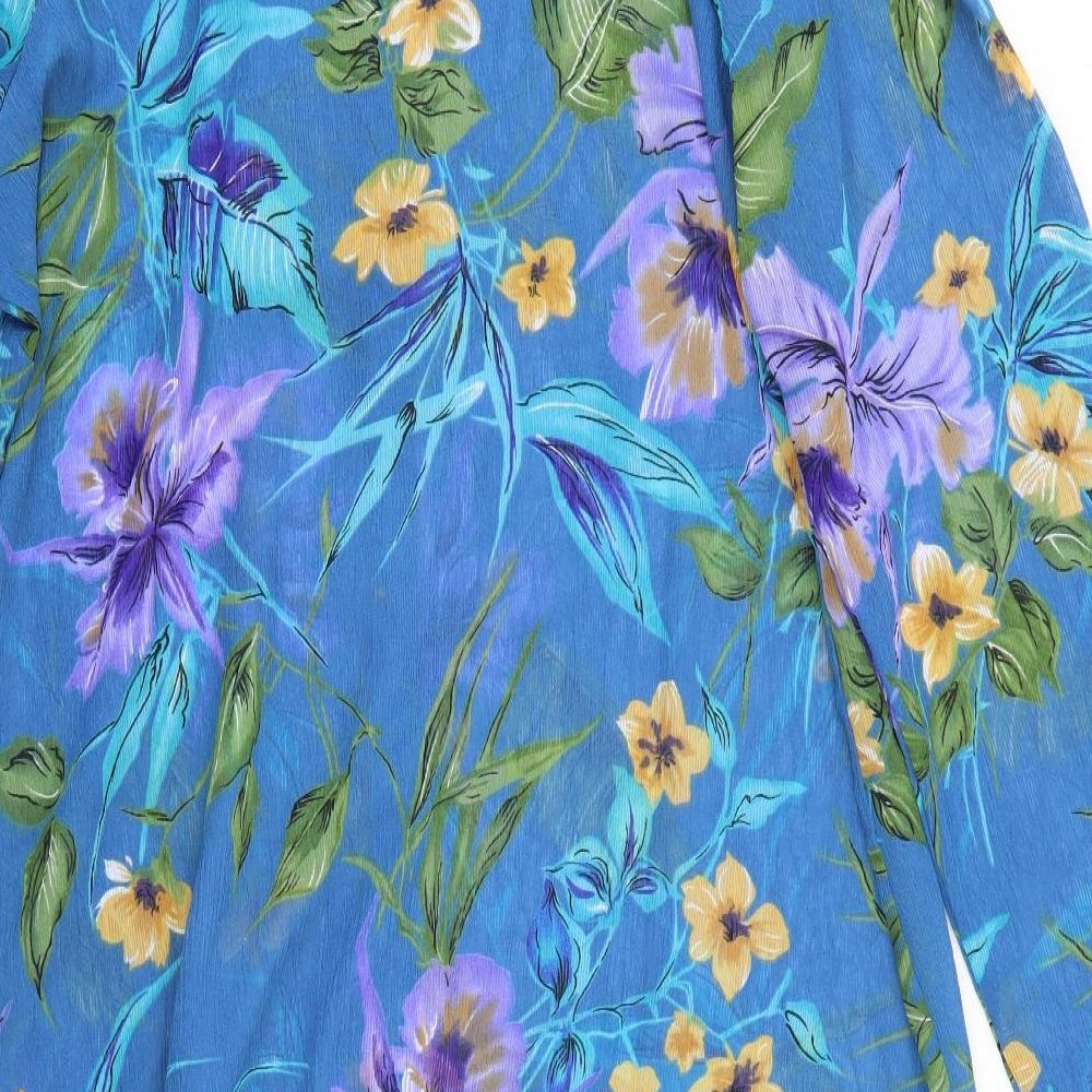 Susan Graver Womens Multicoloured Floral  Jumper Dress  Size L
