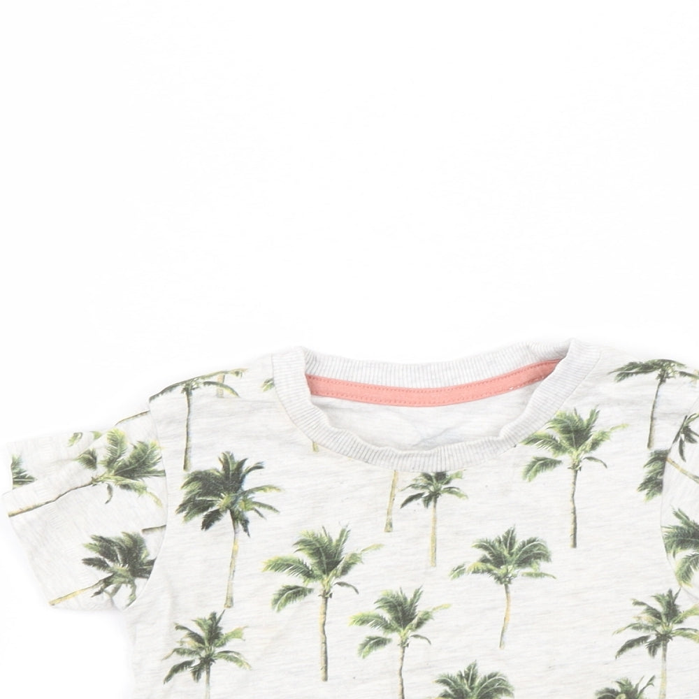 Preworn Boys Grey   Basic T-Shirt Size 12-18 Months