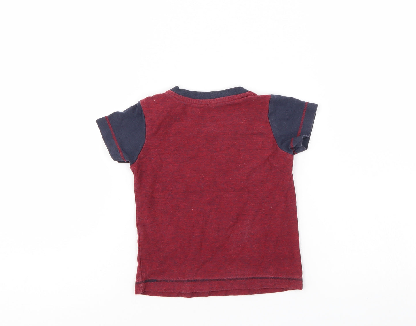 Preworn Boys Multicoloured   Basic T-Shirt Size 6-9 Months