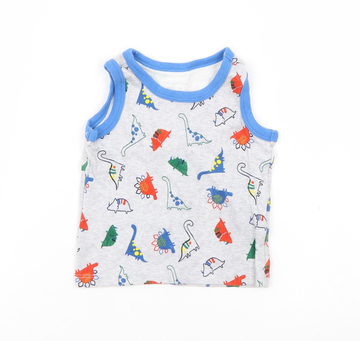 Primark Boys Grey   Basic T-Shirt Size 9-12 Months