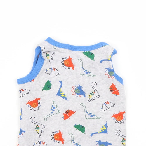 Primark Boys Grey   Basic T-Shirt Size 9-12 Months