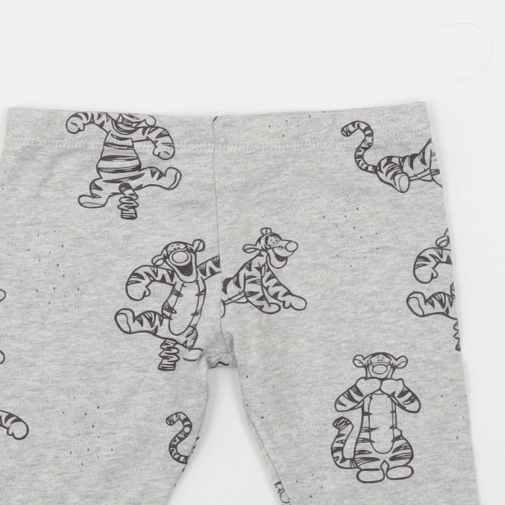 Disney Baby Red Animal Print  Sweatpants Leggings Size 6-9 Months