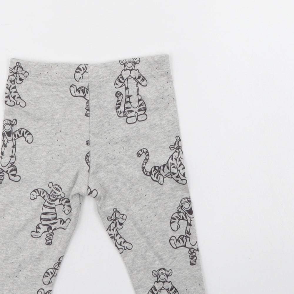 Disney Baby Red Animal Print  Sweatpants Leggings Size 6-9 Months