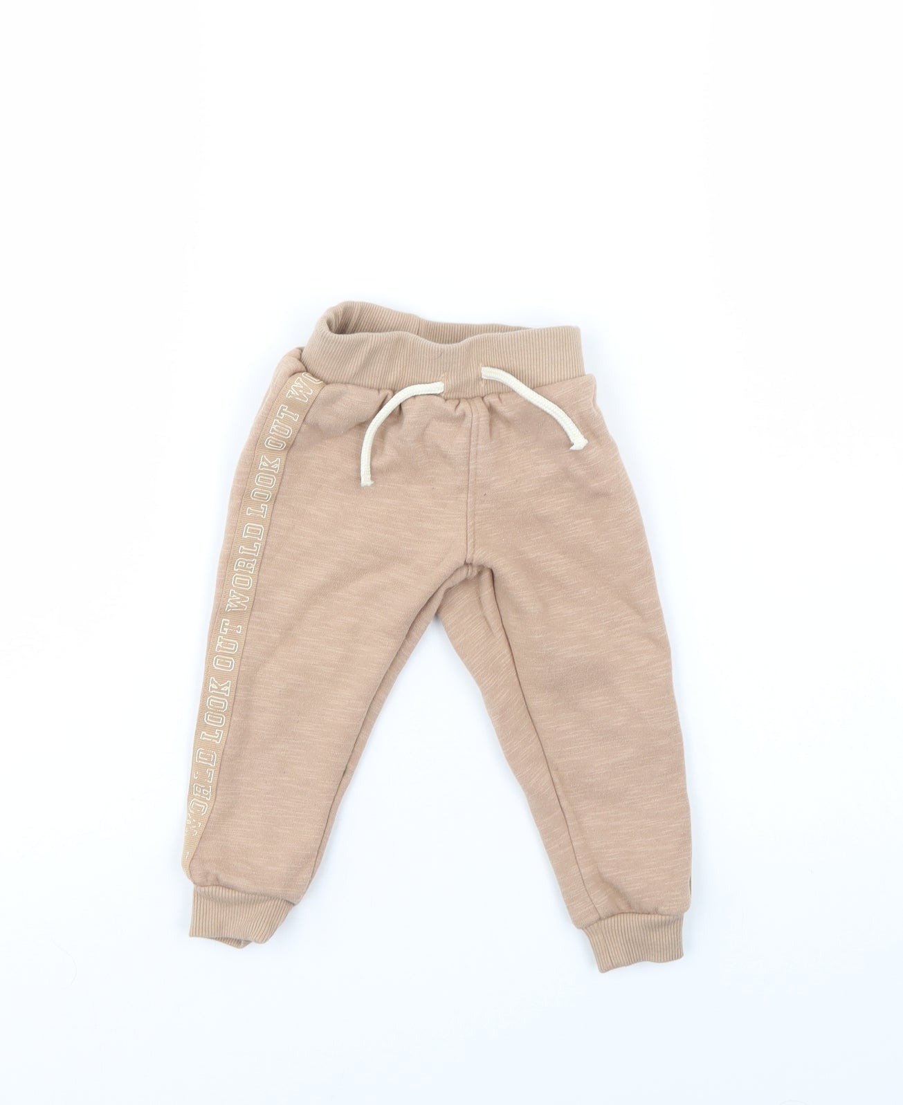 Primark Boys Beige   Sweatpants Trousers Size 9-10 Years