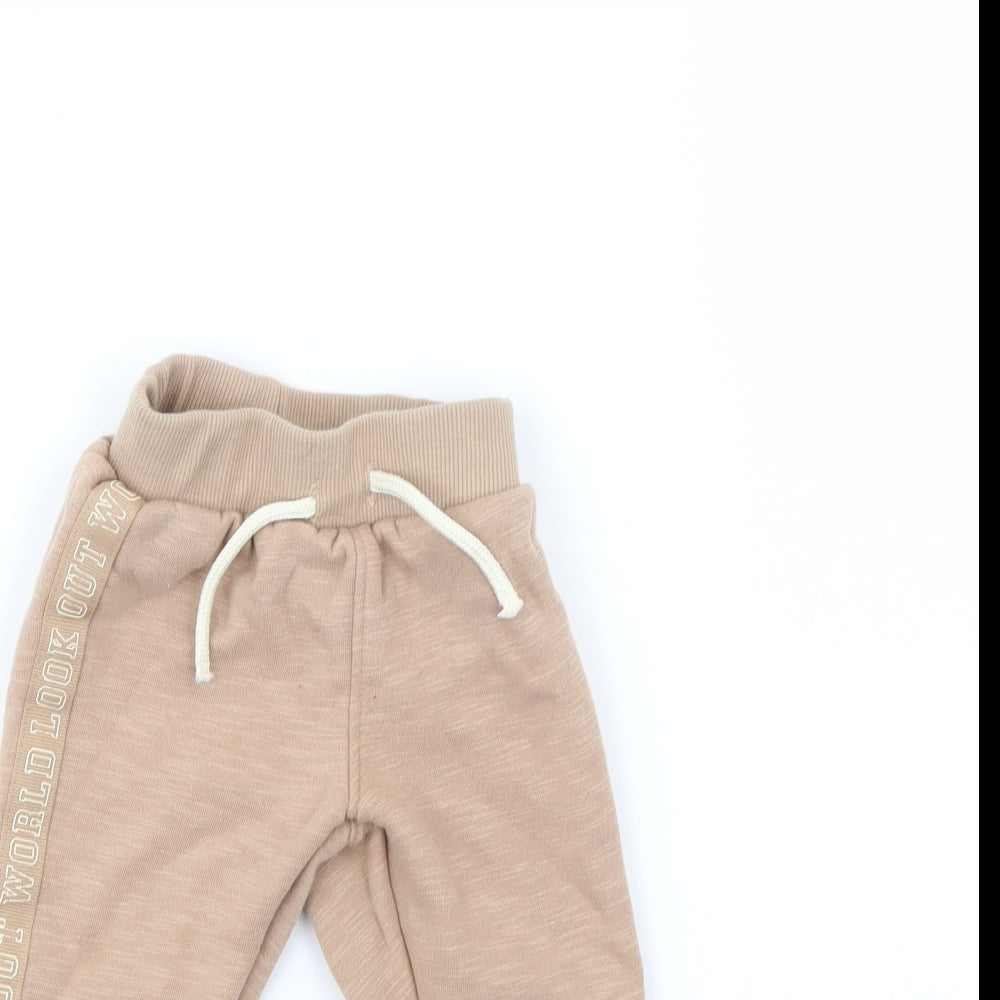 Primark Boys Beige   Sweatpants Trousers Size 9-10 Years