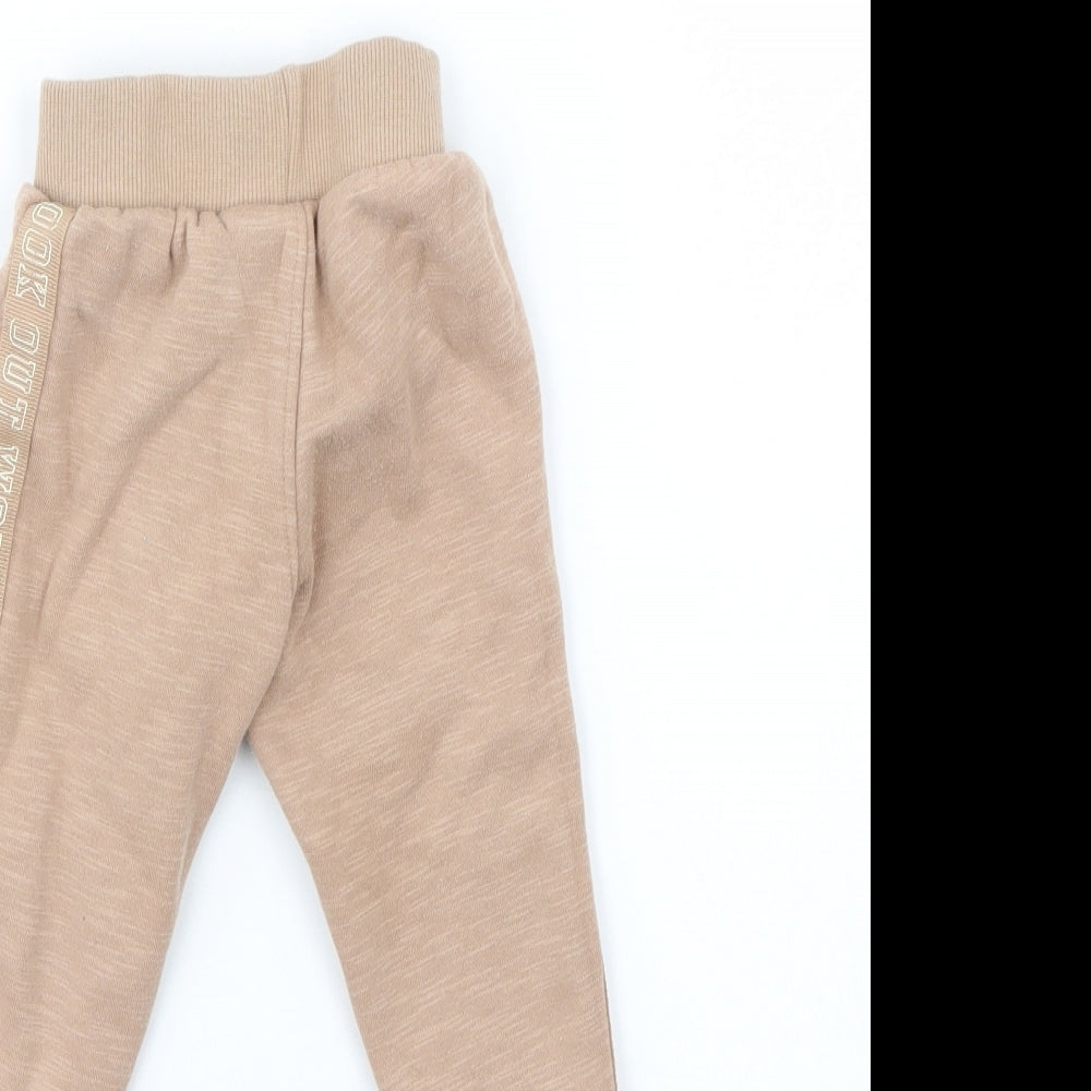 Primark Boys Beige   Sweatpants Trousers Size 9-10 Years